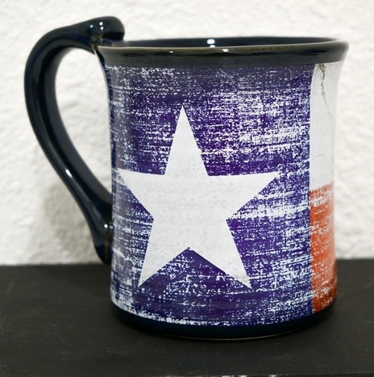 GLAZED FLAG MUG